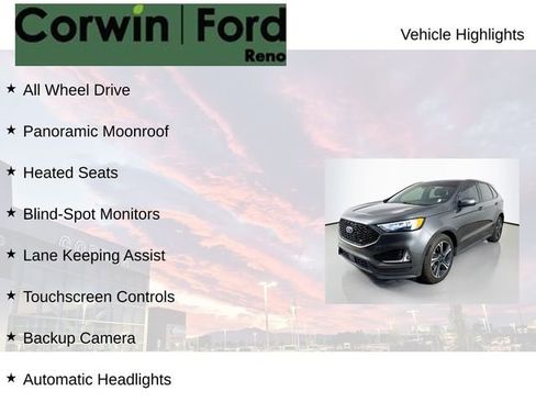 Certified 2019 Ford Edge ST w/ Cold Weather Package image 7