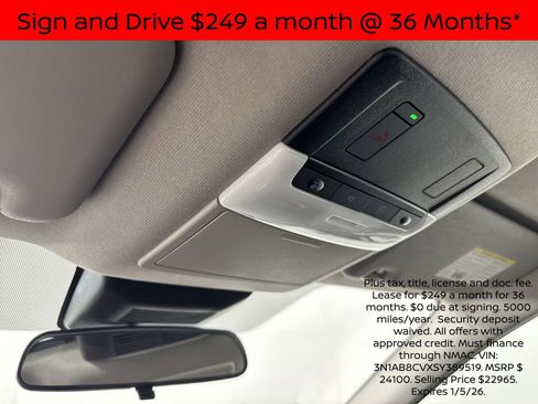 New 2025 Nissan Sentra SV w/ All-Weather Package image 11