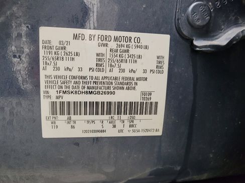 Used 2021 Ford Explorer XLT image 33