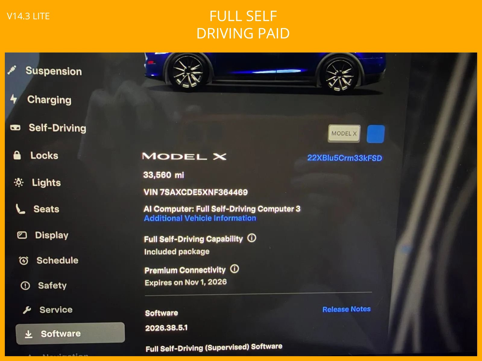 Used 2022 Tesla Model X AWD/4WD image 2