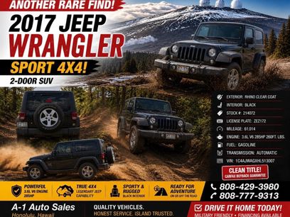 Used 2017 Jeep Wrangler Sport w/ Quick Order Package 24S