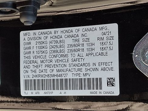 Used 2021 Honda CR-V EX-L image 27