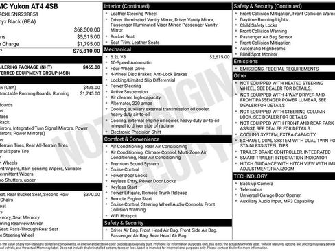 Used 2022 GMC Yukon AT4 w/ Max Trailering Package image 6