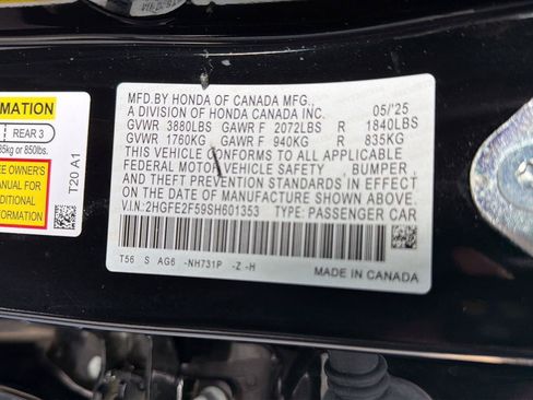 Used 2025 Honda Civic Sport image 38