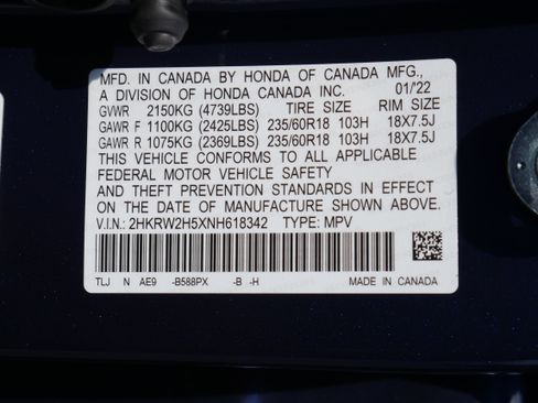 Used 2022 Honda CR-V EX image 34