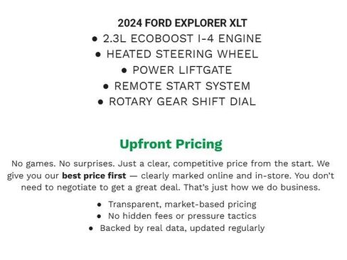 Certified 2024 Ford Explorer XLT w/ Equipment Group 202A AWD/4WD image 1
