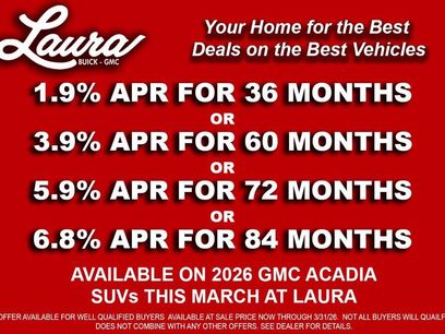 New 2026 GMC Acadia Denali Ultimate