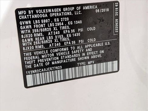 Used 2018 Volkswagen Atlas SEL Premium image 24