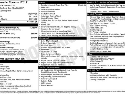 Used 2024 Chevrolet Traverse LT w/ Midnight/Sport Edition AWD/4WD image 8