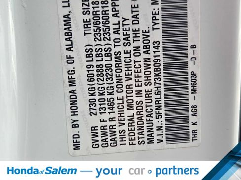 Used 2019 Honda Odyssey EX-L image 21