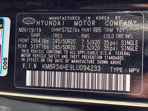 Used 2020 Hyundai Palisade SEL w/ Convenience Package FWD image 29