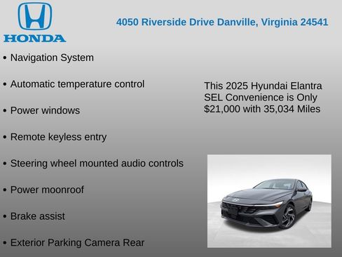 Used 2025 Hyundai Elantra SEL FWD image 12