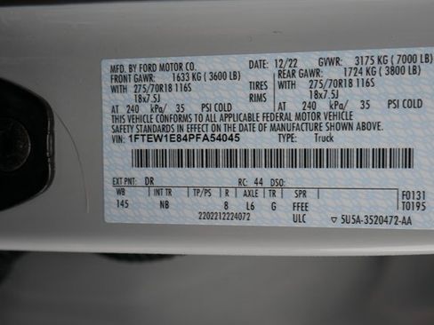 Used 2023 Ford F150 Tremor w/ Equipment Group 402A High image 30