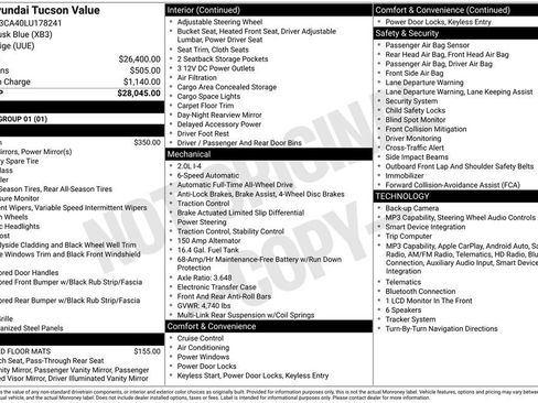 Used 2020 Hyundai Tucson Value AWD/4WD image 7