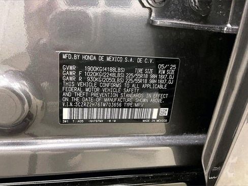 Certified 2026 Honda HR-V EX-L image 33