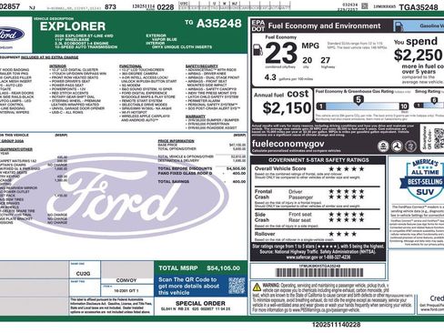 New 2026 Ford Explorer ST-Line w/ ST-Line Street Pack image 35