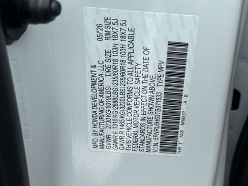 New 2026 Honda Odyssey EX-L image 28