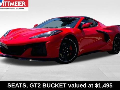 Used 2021 Chevrolet Corvette Stingray Preferred Cpe w/ Engine Appearance Package RWD image 1