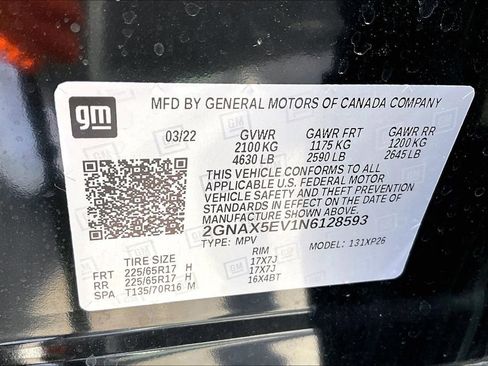 Used 2022 Chevrolet Equinox LS AWD/4WD image 3