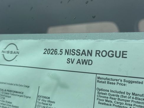 New 2026 Nissan Rogue SV image 23