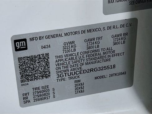 Used 2024 GMC Sierra 1500 Elevation w/ X31 Off-Road Package image 29