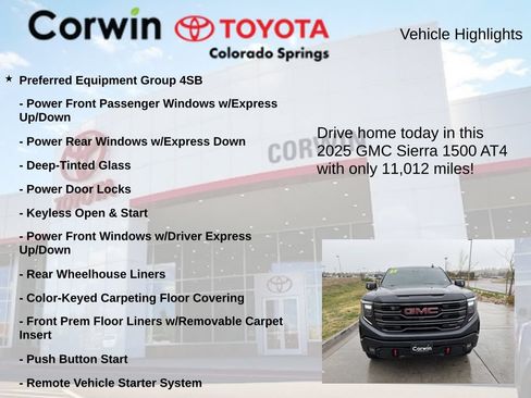 Used 2025 GMC Sierra 1500 AT4 AWD/4WD image 7