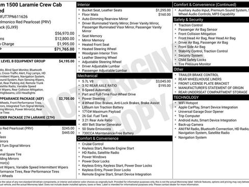 Used 2023 RAM 1500 Laramie AWD/4WD image 7