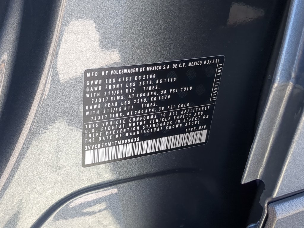 Certified 2026 Volkswagen Tiguan S FWD image 33