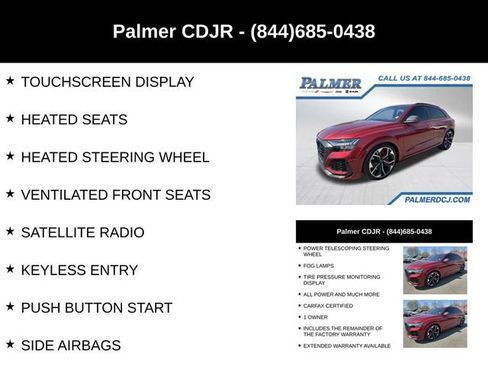 Used 2023 Audi RS Q8 w/ Black Optic Package image 12