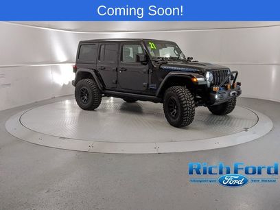 Used 2021 Jeep Wrangler Unlimited Rubicon 4xe w/ Steel Bumper Group