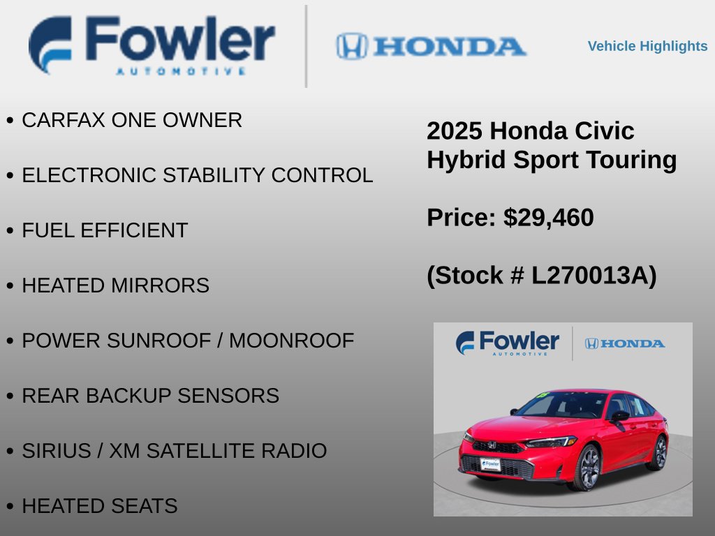 Used 2025 Honda Civic Sport Touring image 12
