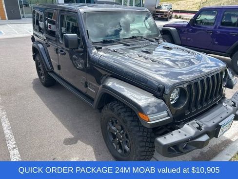 Used 2018 Jeep Wrangler Unlimited Sahara w/ Quick Order Package 24M Moab AWD/4WD image 3