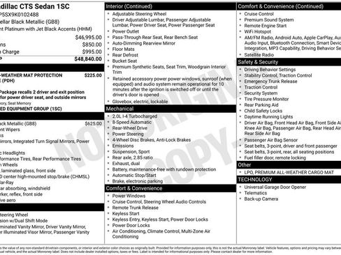 Used 2019 Cadillac CTS 2.0L Turbo image 46