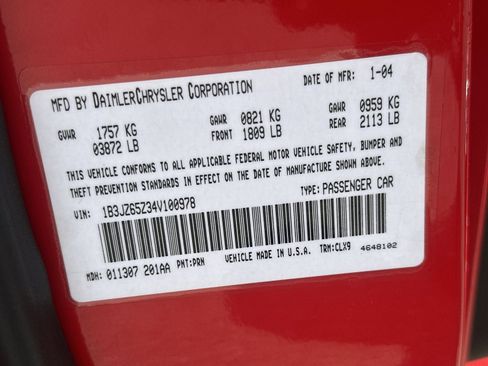 Used 2004 Dodge Viper SRT-10 RWD image 33