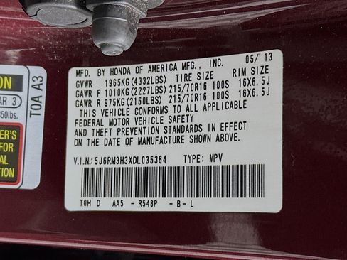 Used 2013 Honda CR-V LX image 12