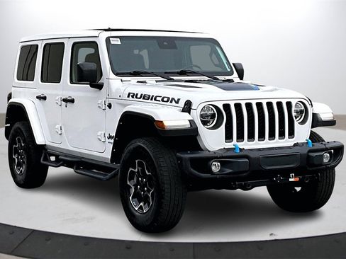 Used 2021 Jeep Wrangler Unlimited Rubicon 4xe w/ Steel Bumper Group image 2