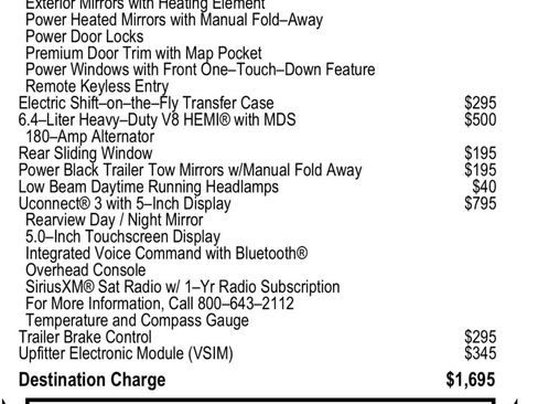 Used 2018 RAM 2500 Tradesman w/ Chrome Appearance Group image 14