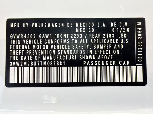 New 2026 Volkswagen Jetta GLI Autobahn FWD image 20