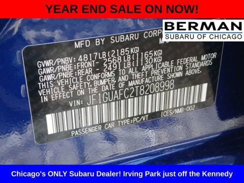 New 2026 Subaru Impreza 2.0i Sport image 20