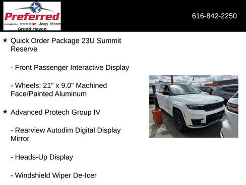 Used 2025 Jeep Grand Cherokee L Summit AWD/4WD image 12