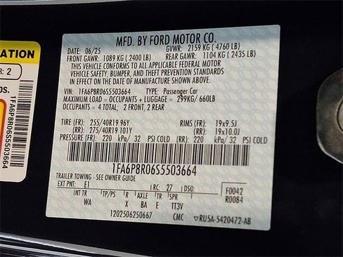 New 2025 Ford Mustang Dark Horse image 14