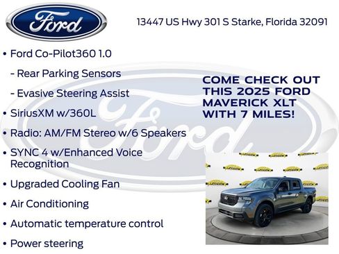 New 2025 Ford Maverick XLT w/ Black Appearance Package image 25