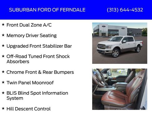 Used 2018 Ford F150 King Ranch w/ Equipment Group 601A Luxury image 21