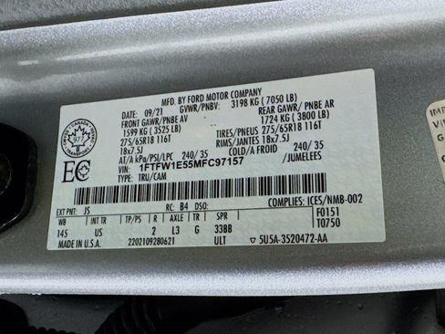Used 2021 Ford F150 XLT w/ Equipment Group 301A Mid AWD/4WD image 40