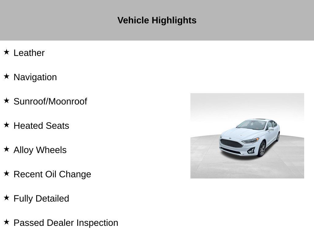 Used 2019 Ford Fusion Titanium FWD image 9