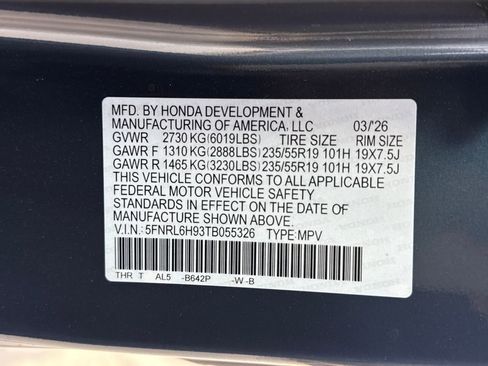 New 2026 Honda Odyssey Elite image 28