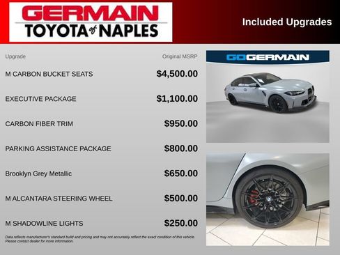Used 2026 BMW M3 Competition w/ Executive Package AWD/4WD image 4