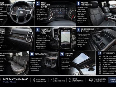 Used 2022 RAM 3500 Laramie AWD/4WD image 19