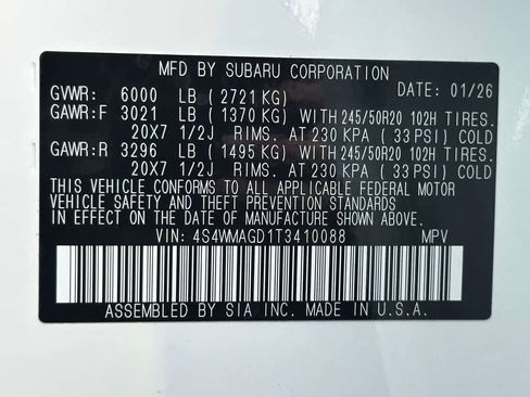 New 2026 Subaru Ascent Limited image 22