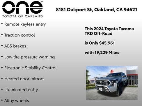 Used 2024 Toyota Tacoma TRD Off-Road w/ TRD Off Road Premium Package AWD/4WD image 6